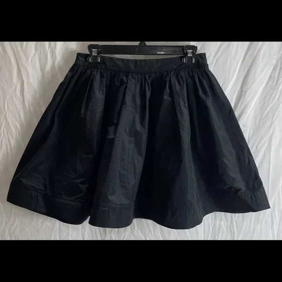 Giorgio Armani Black Gathered Skirt - Size 40, US 4